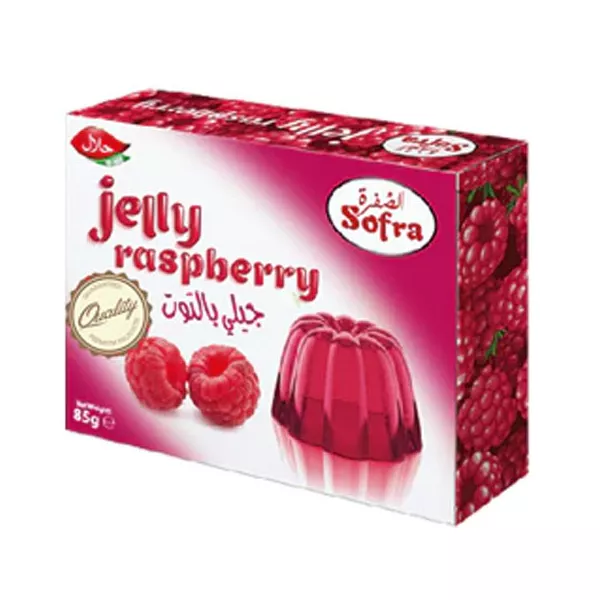 Sofra Rasberry Jelly 85g | halalo.co.uk