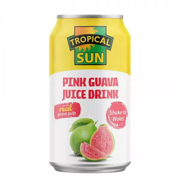Tropical Sun Pink Guava Juice Drink 330ml | halalo.co.uk
