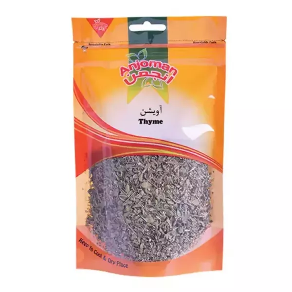 Elevate your dishes with the earthy aroma of Anjoman Thyme. Perfect for savory dishes, soups, and stews. Available at halalo.co.uk and Halalo.