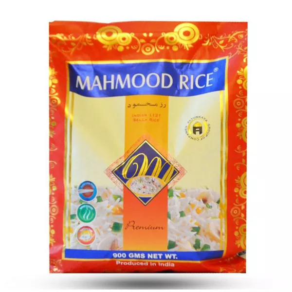 Mahmood Rice Basmati Rice 900g. Fragrant long grain basmati rice for delicious meals. Available at halalo.co.uk and Halalo.