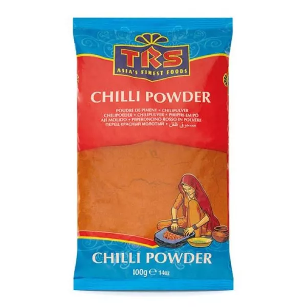 TRS Chilli Powder 100g. Add heat and flavour to your dishes with this chili powder. Available at halalo.co.uk and Halalo.