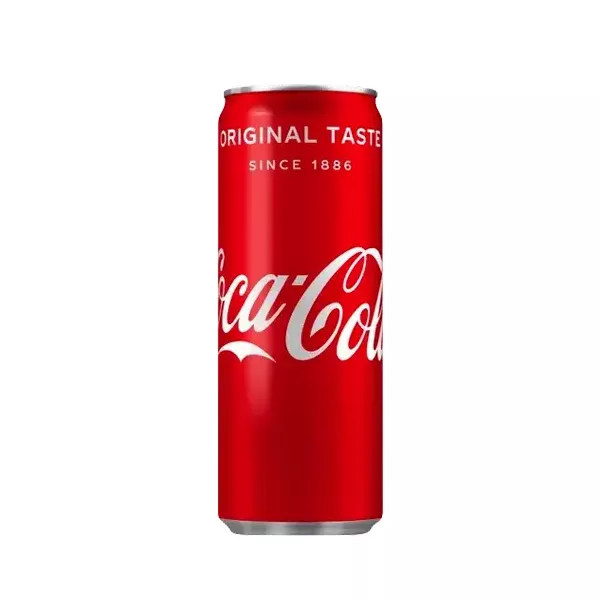Coca-Cola Original Taste is a delicious and refreshing carbonated soft drink that is perfect for any occasion. Enjoy the classic taste of Coca-Cola in a convenient can , Available at halalo.co.uk and Halalo.
