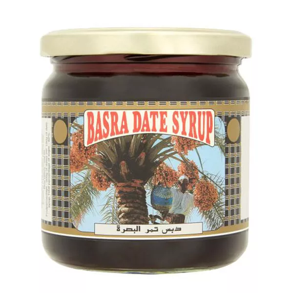 Basra Date Syrup 450g. Natural and delicious date syrup, perfect for desserts and cooking. Available at halalo.co.uk and Halalo.