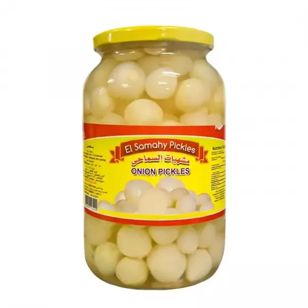 El Samahy Pickles Onion Pickles 720g. Tangy and flavorful pickled onions. Available at halalo.co.uk and Halalo.