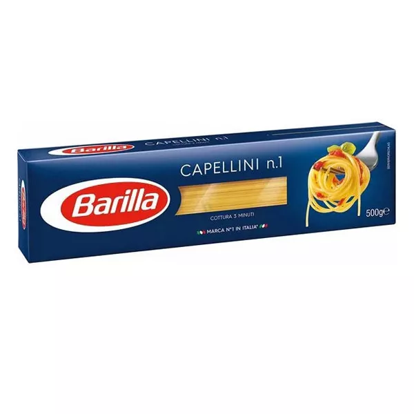 Barilla Capellini Pasta 500g – Authentic Italian angel hair for quick, delicate family meals.