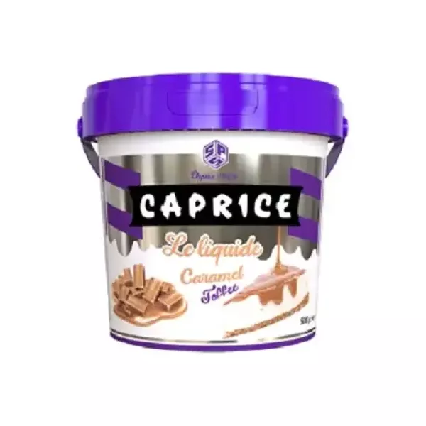 Caprice Caramel Toffee Spread 500g - rich caramel and toffee spread for a delicious treat. Available at halalo.co.uk and Halalo.