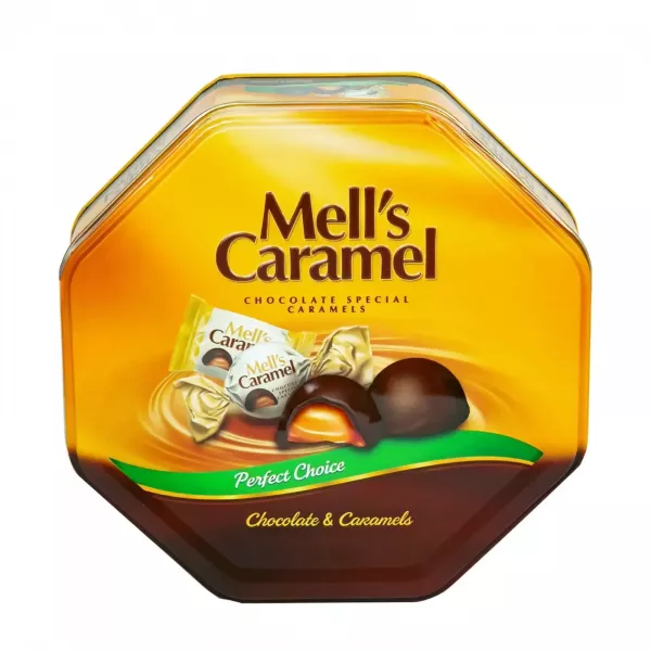 Mell's special caramel chocolate 500g - premium halal Middle Eastern confectionery in gift packaging