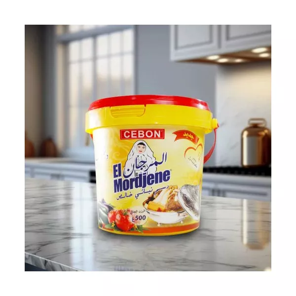 El Mordjene Pure Smen 500g – traditional clarified butter ideal for cooking, baking, and enhancing Middle Eastern dishes. Available at halalo.co.uk and Halalo.