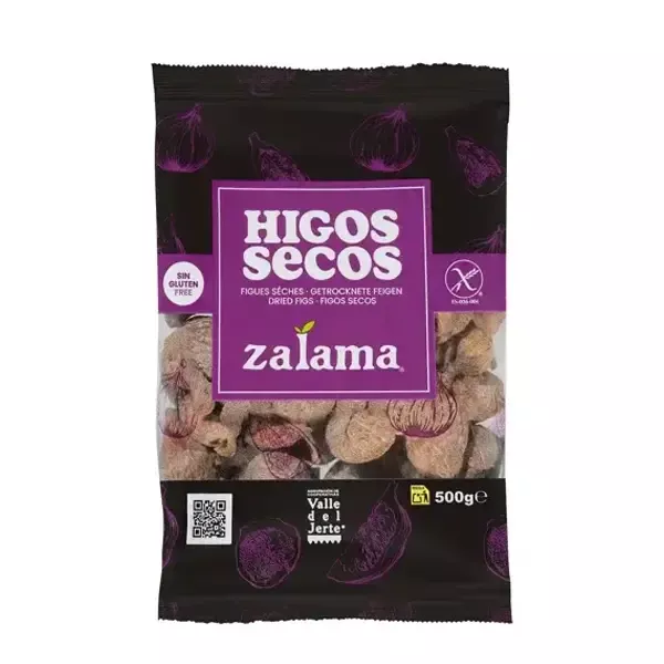 Zalama dried figs 500g - premium Turkish halal-certified dried fruit in resealable pack