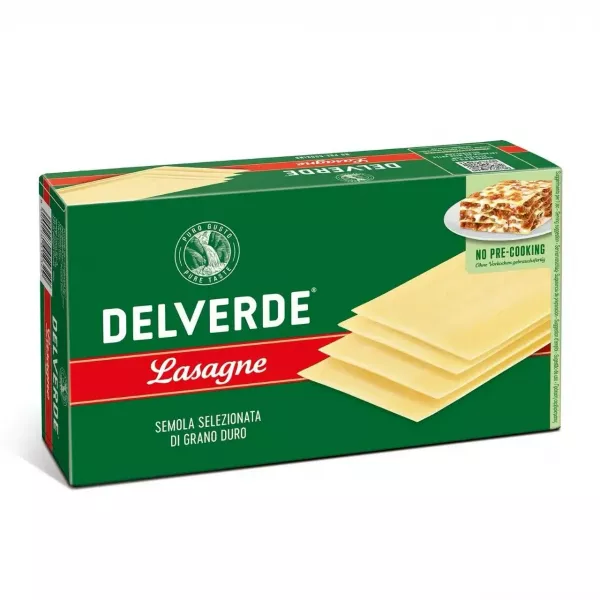Delverde Lasagne Sheets 250g – Premium halal Italian pasta for authentic baked lasagne dishes