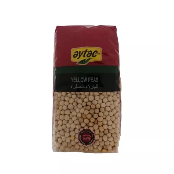 Aytac Yellow Peas 1kg pack – Halal-certified split yellow peas for dals and stews