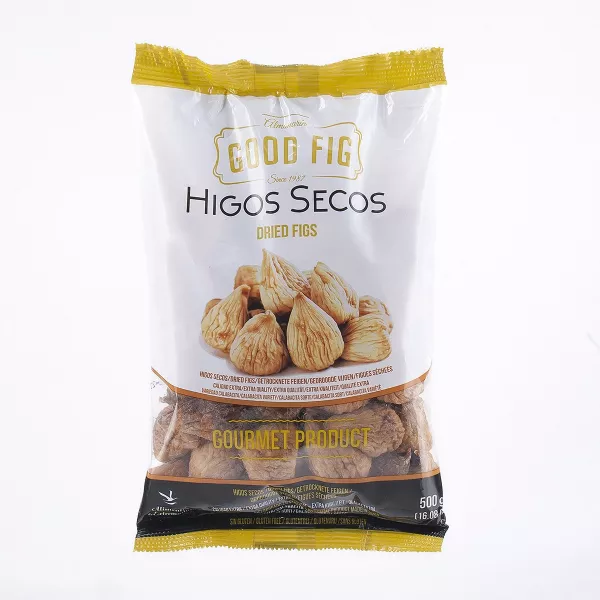 Higos Secos Dried Figs 500g. Sweet and chewy dried figs. A delicious snack. Available at halalo.co.uk and Halalo.
