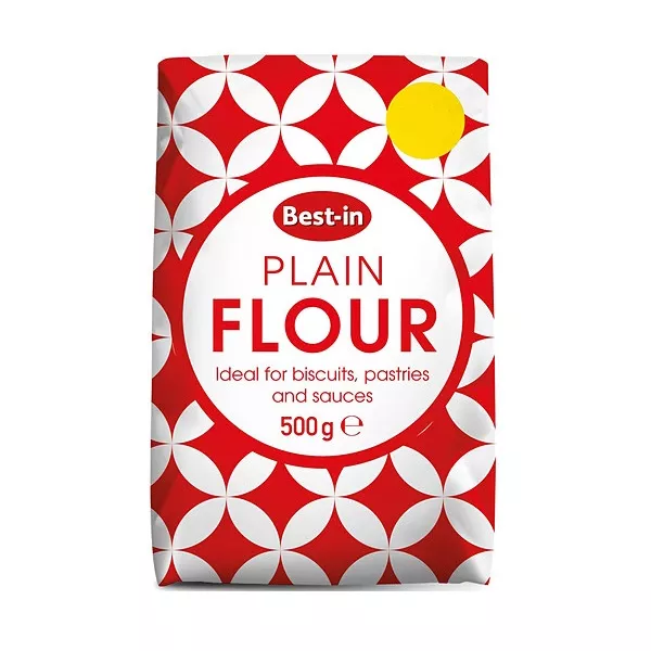 Best In Plain Flour 500g – Halal-certified white flour for baking, cooking and pastry making