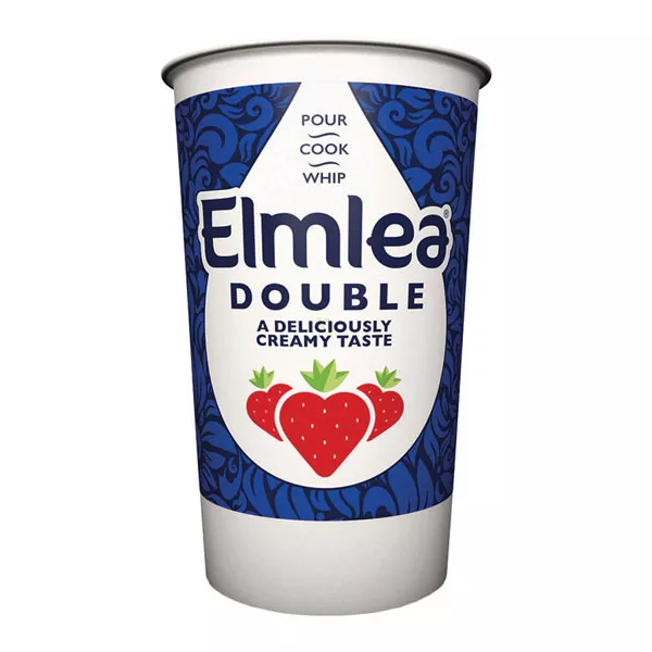 Elmlea Double Cream 270ml tub – smooth long-life cream for cooking and desserts available at Halalo UK