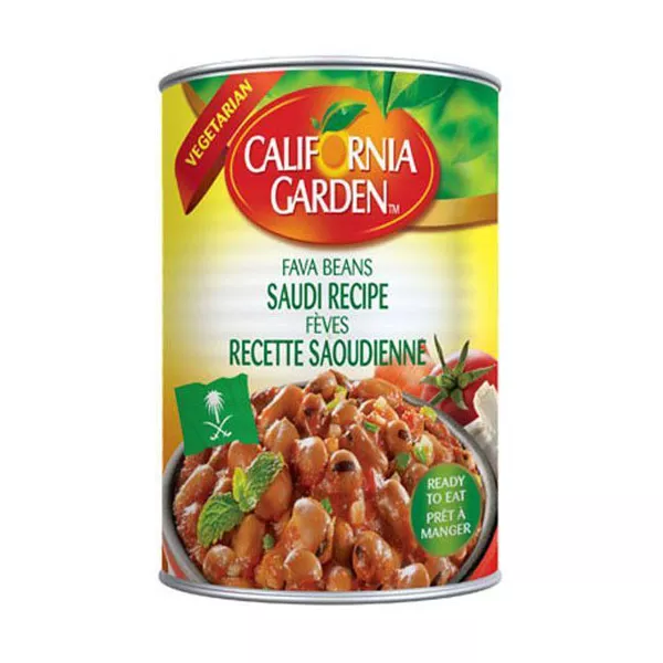 California Garden Fava Beans Saudi Recipe can – authentic Middle Eastern beans available at Halalo UK