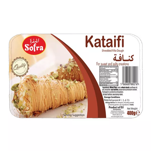Sofra Kataifi Shredded Fillo Dough Konafa Halal Pastry UK