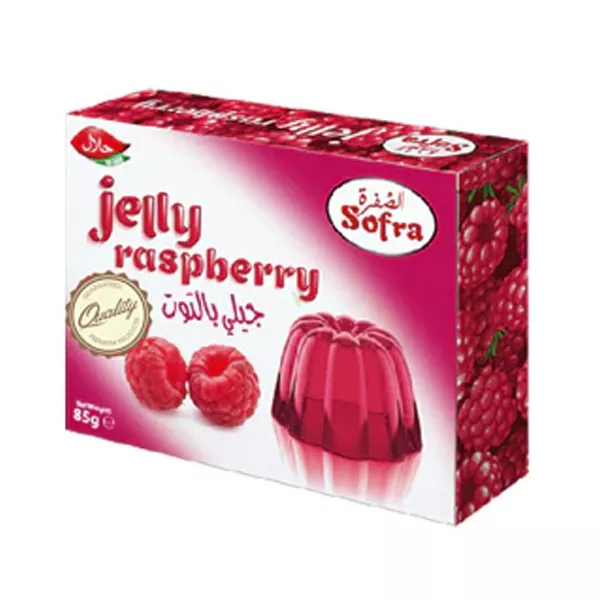 Sofra Rasberry Jelly 85g | halalo.co.uk