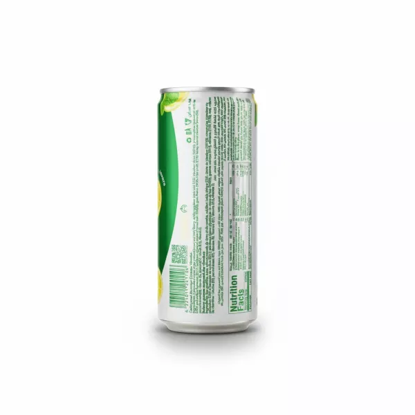 Halalo V7 Lemon Mint Sparkling drink can nutritional information and ingredients