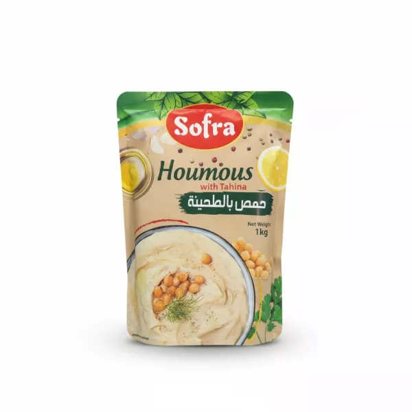 Sofra Houmous with Tahina front packaging