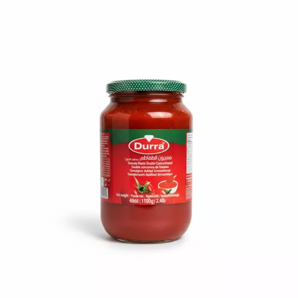 Jar of Durra double concentrated tomato paste front view