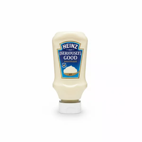 Heinz Seriously Good Mayonnaise bottle front view