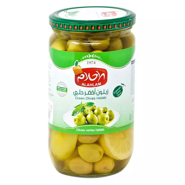 Al Ahlam green olives | halalo.co.uk