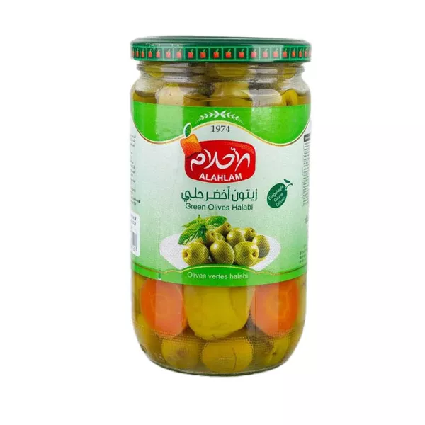 Alahlam Green Olives Halabi | halalo.co.uk