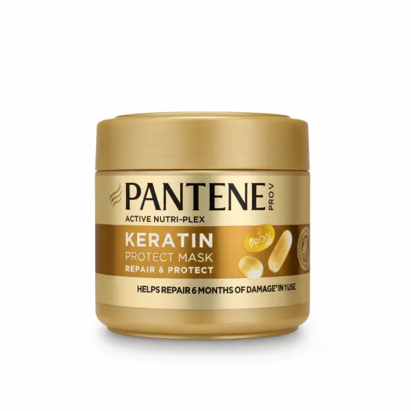 Pantene Pro-V Keratin Protect Mask jar front label