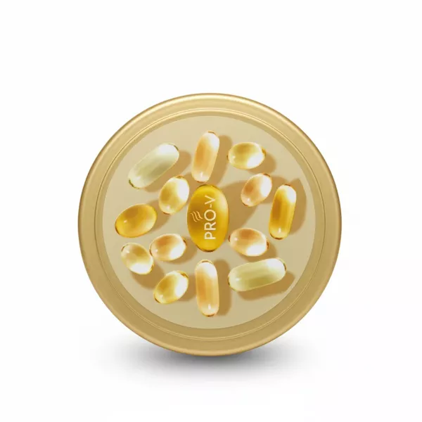 Pantene Pro-V Keratin Protect Mask jar top lid with pro-v capsules image