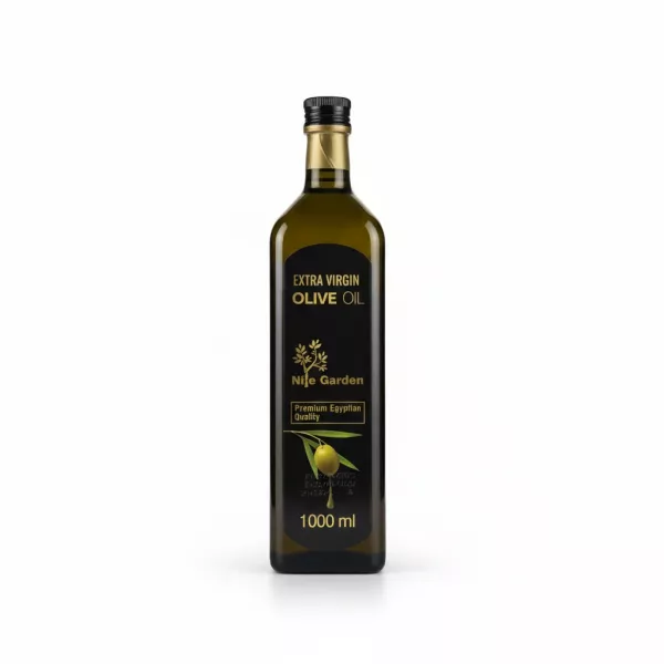 Nile Garden Extra Virgin Olive Oil 1000ml bottle front label