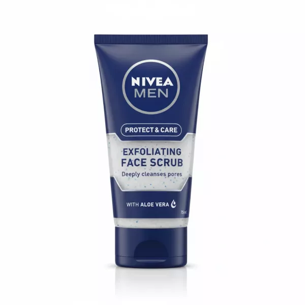 Nivea Men Exfoliating Face Scrub tube front view