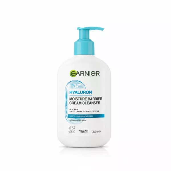 Garnier Hyaluron Moisture Barrier Cream Cleanser bottle front