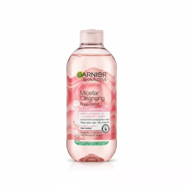 Garnier Micellar Cleansing Rose Water bottle front view