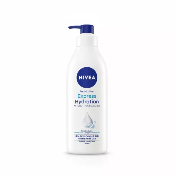 NIVEA Express Hydration Body Lotion 400ml front view
