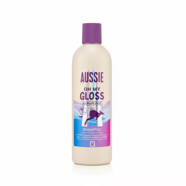 Aussie Oh My Gloss Shampoo bottle front