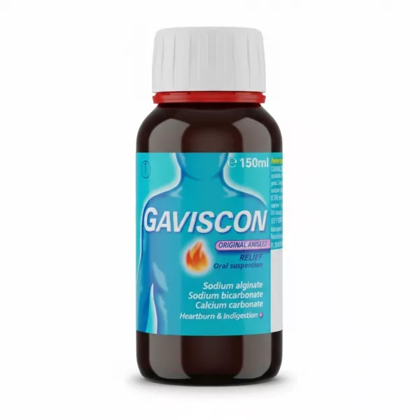 Gaviscon Original Aniseed 150ml bottle front