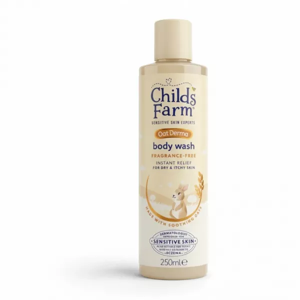 Childs Farm Oat Derma body wash bottle front view