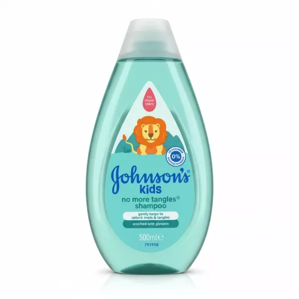 Johnson's Kids No More Tangles Shampoo 500ml front view