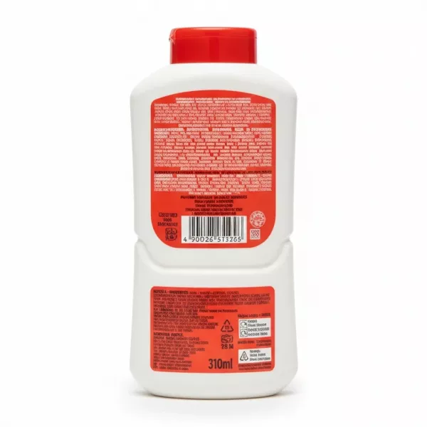 Back view of L'Oréal Kids Very Berry Strawberry Conditioner bottle showing ingredients and usage information