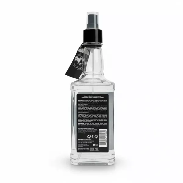HairTic Men Diamond After Shave Cologne 500ml back label and ingredients