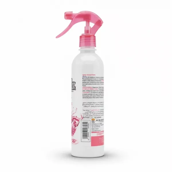 Fridal Treasure air freshener bottle side view showing label and instructions