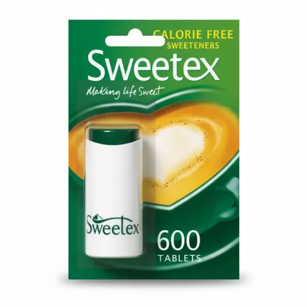 Sweetex calorie free sweetener tablets pack front