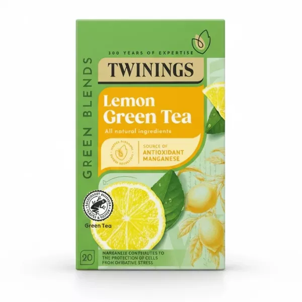 Twinings Lemon Green Tea box front