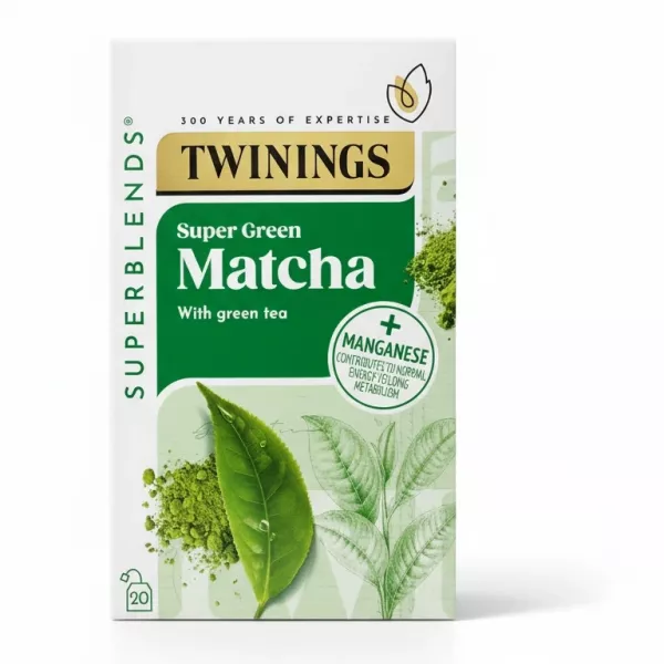Twinings Super Green Matcha Tea box front