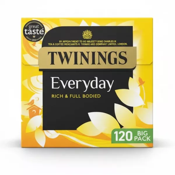 Twinings Everyday Rich & Full Bodied Tea 120 pack front view