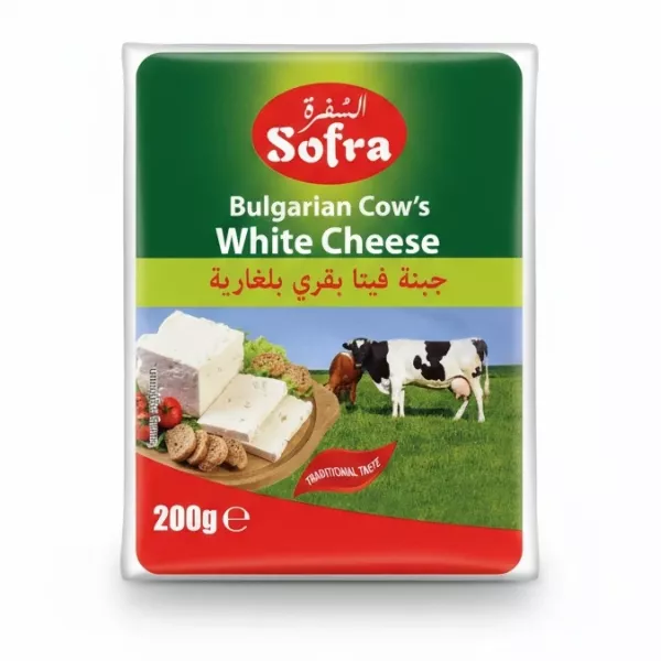 Packaged block of Sofra Bulgarian Cow's White Cheese