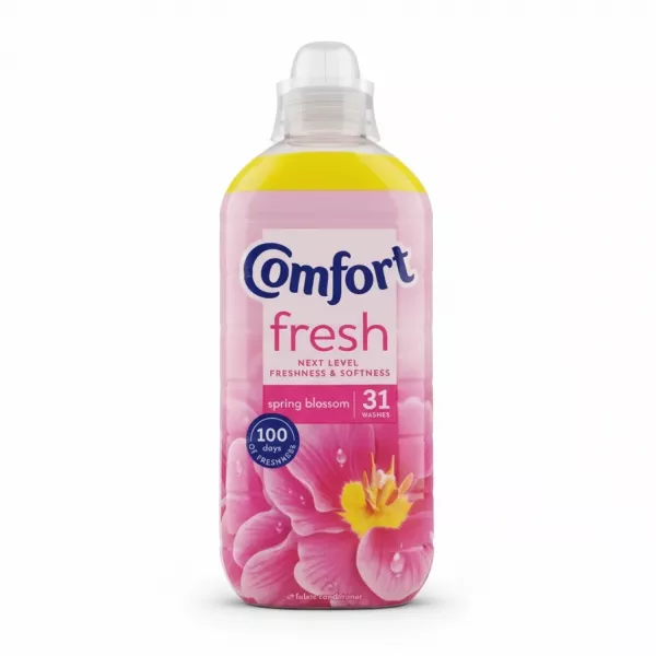 Comfort Fresh Spring Blossom Fabric Conditioner front label