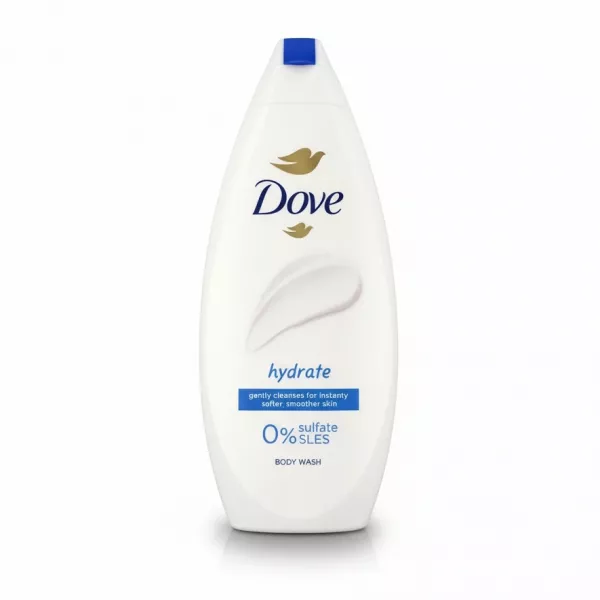 Dove Hydrate Body Wash front bottle view
