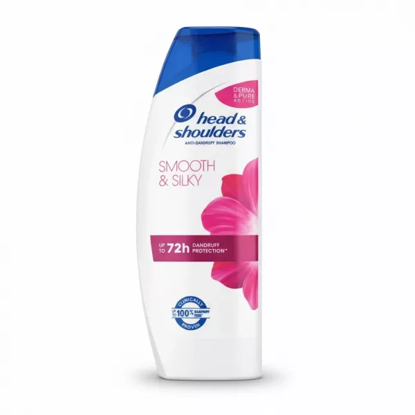Head & Shoulders Smooth & Silky shampoo front view