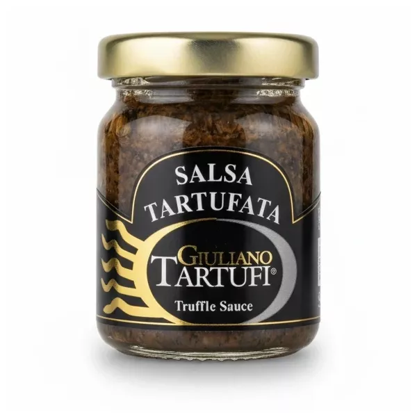 Giuliano Tartufi Truffle Sauce small jar with black and gold label
